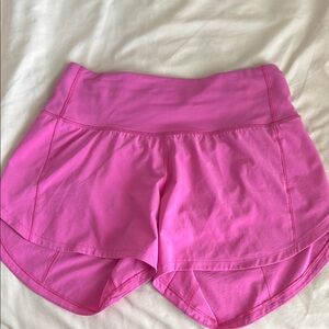 Lululemon - Sonic Pink High Rise Speed Ups “2.5